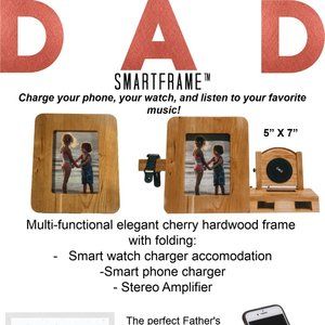 Great Gift! SmartFrame iPhone/Watch charging Frame